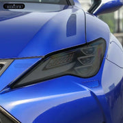 Headlight Tint Protection Film for Lexus RC F/RC350 (2019β2025) - Blackened product image 1